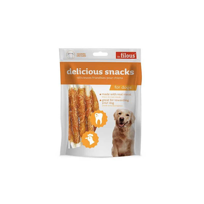 Délicieux sticks au poulet séché