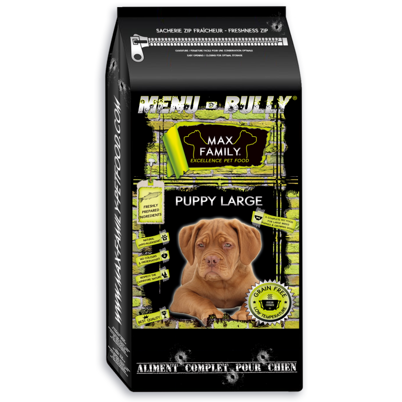 copy of Menu BULLY Puppy Large - by MAX FAMILY