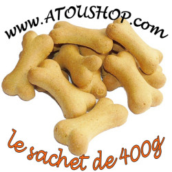 Os AGNEAU RIZ 400g - Biscuits BULLY croquants pour chien