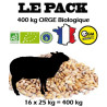 400kg Orge BIO - GRAINS entiers BIO pour moutons et tous les animaux de la ferme, bélier brebis agneau