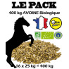400kg Avoine BIO - GRAINS entiers BIO pour cheval et tous les animaux de la ferme